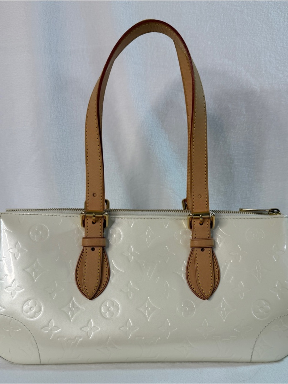 Louis Vuitton Vernis Patent Perle Rosewood Ave Shoulder Bag